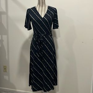 H&M Surplice Midi Dress
